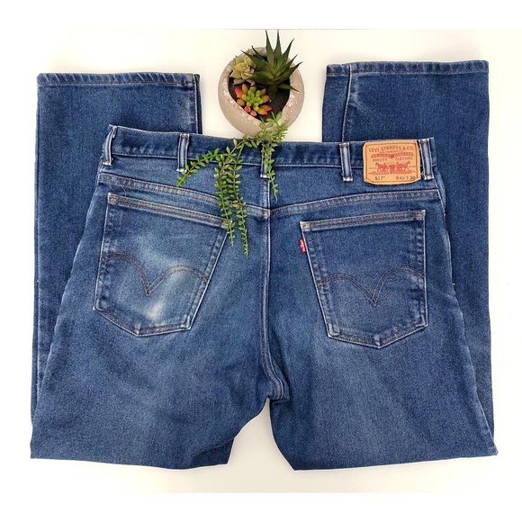 Levi's 517 2010 Bootcut Distressed Jeans Size 40 x 30 - Picture 6 of 12